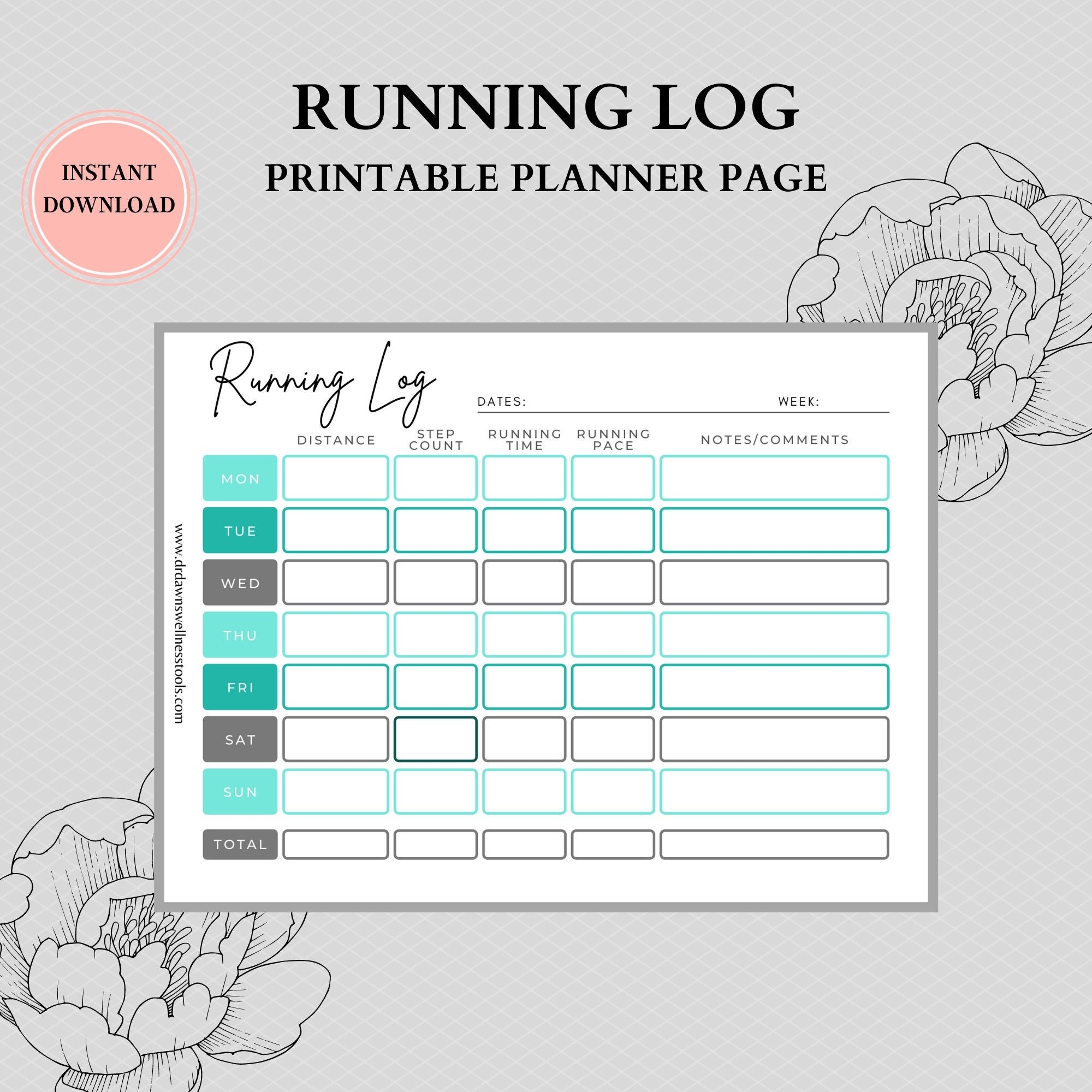 Running Tracker Printable Marathon Printable Free Templates