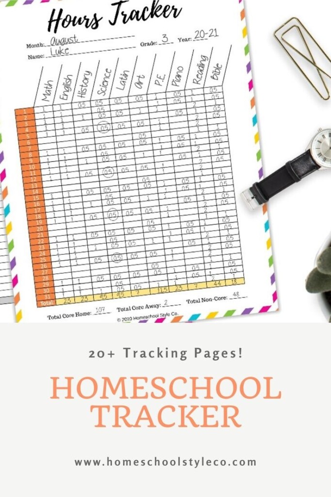 Successfully Track Your Homeschool Records With This Easy Printable 
