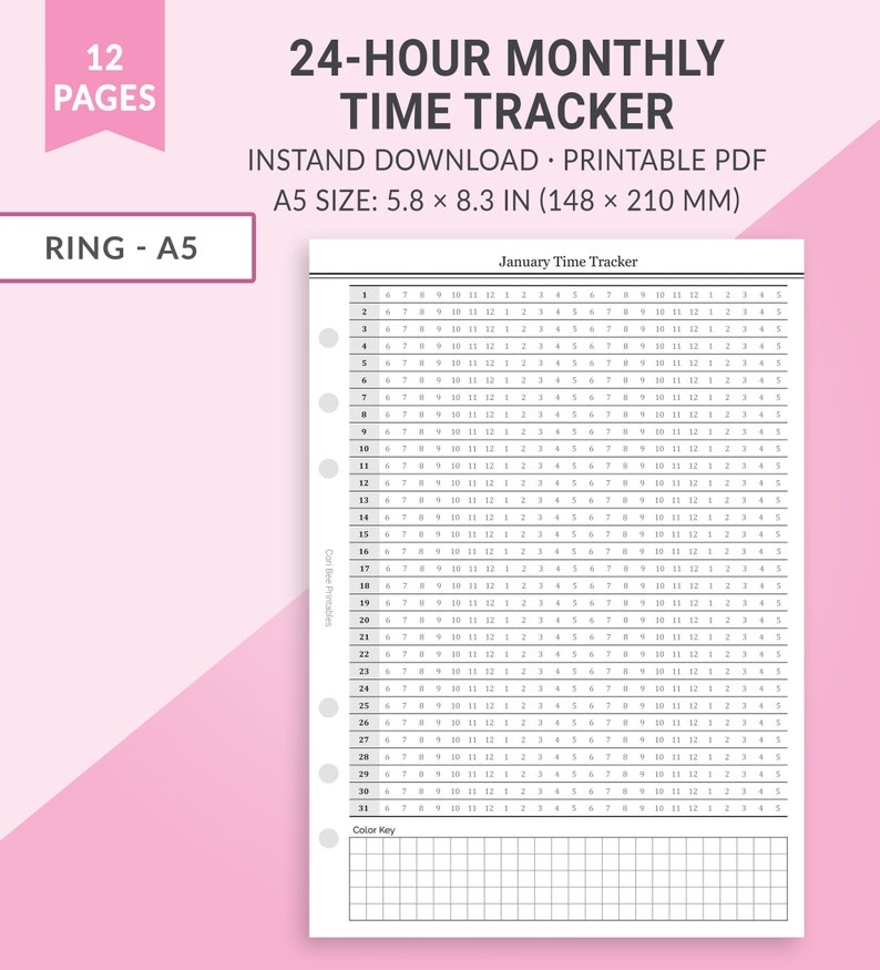 Time Tracker Printable