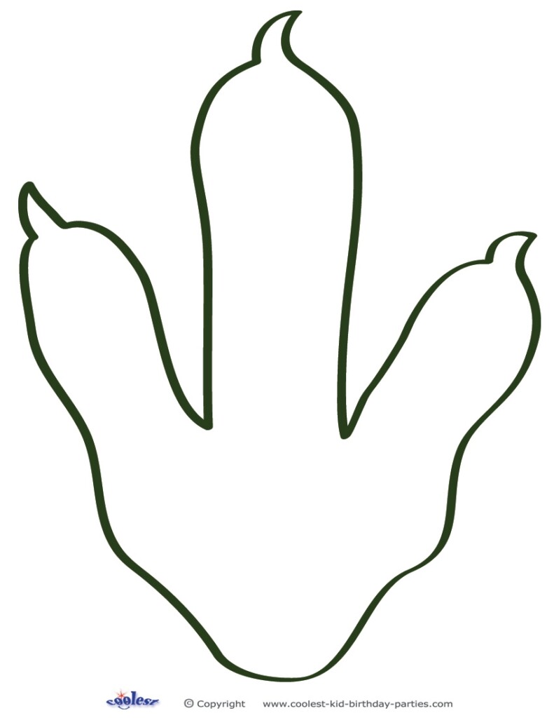 Triceratops Footprint Printable At Tanmitchellblog Blog