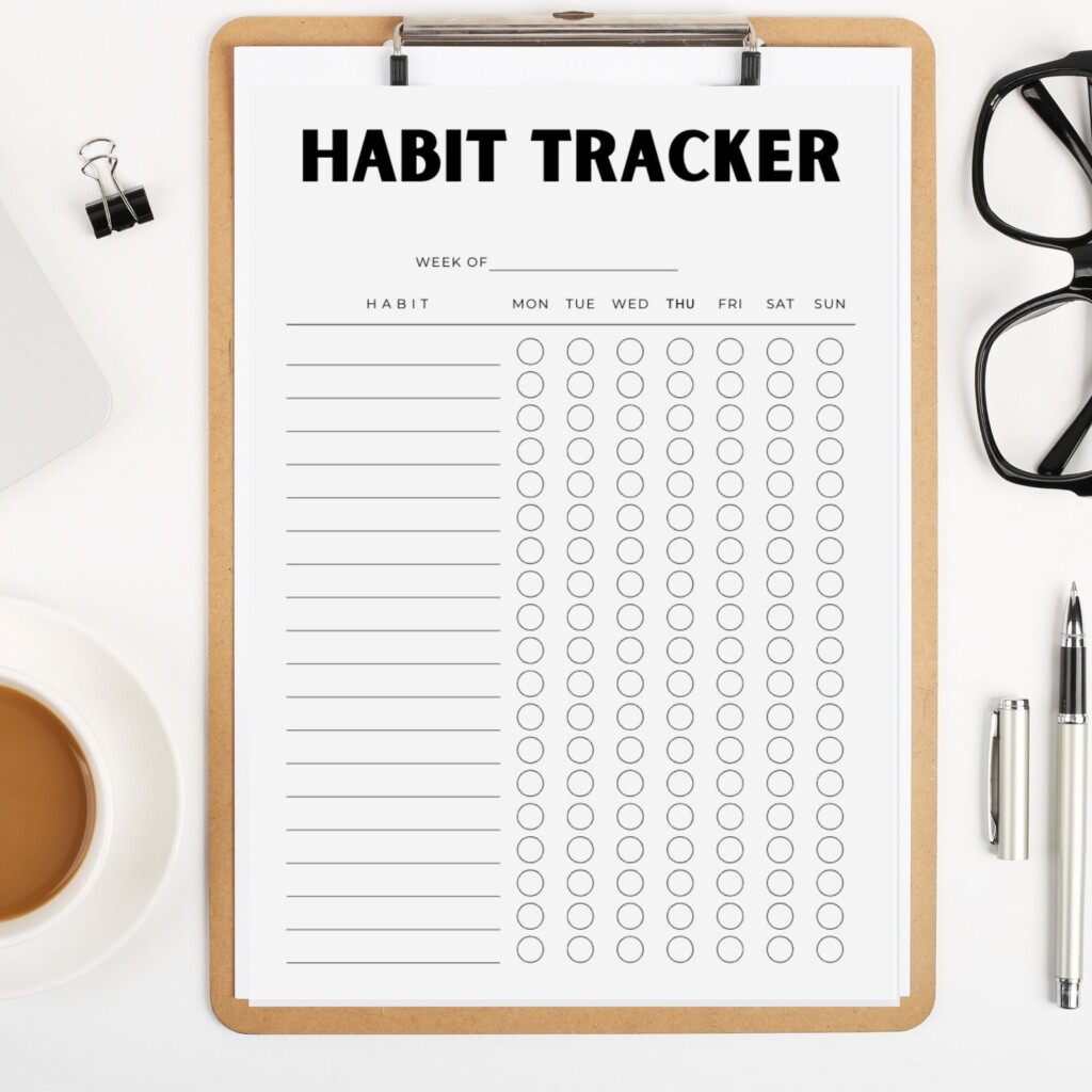 Weekly Habit Tracker Printable