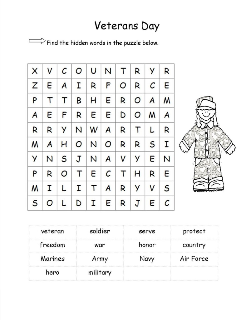 Word Searches For Elementary