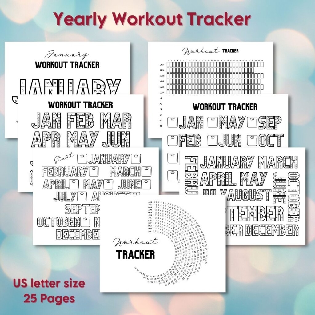 Workout Tracker Printable MasterBundles