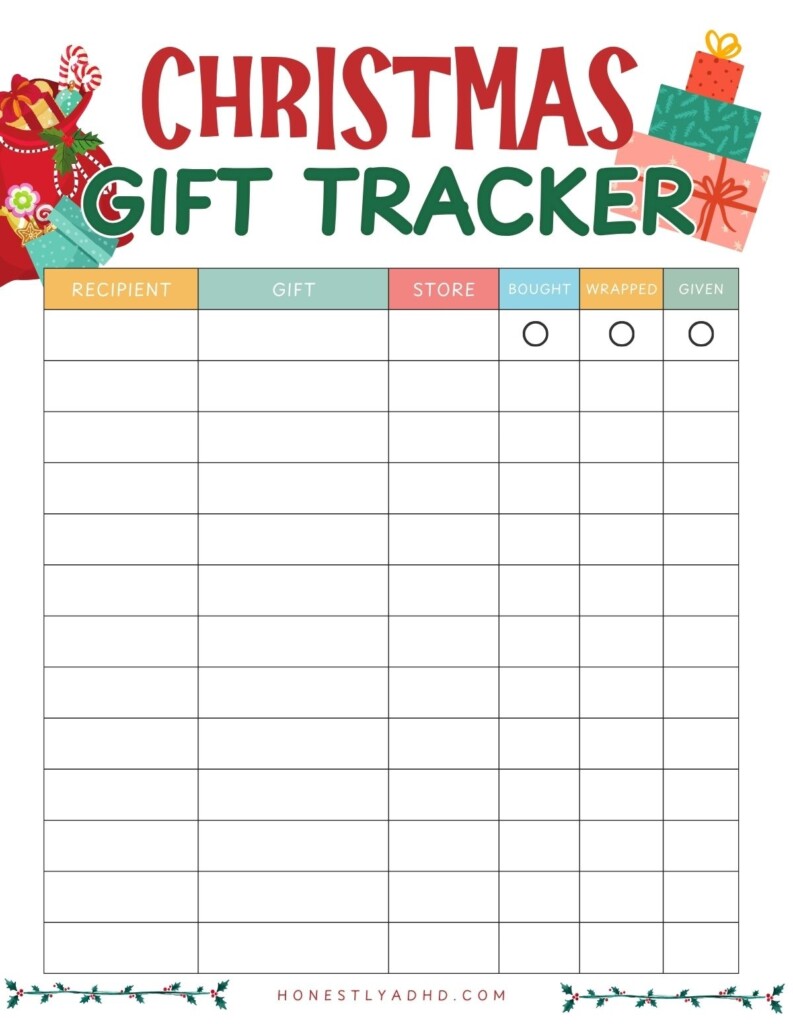 4 Free Holiday Printables Every ADHD Family Needs Honestly ADHD