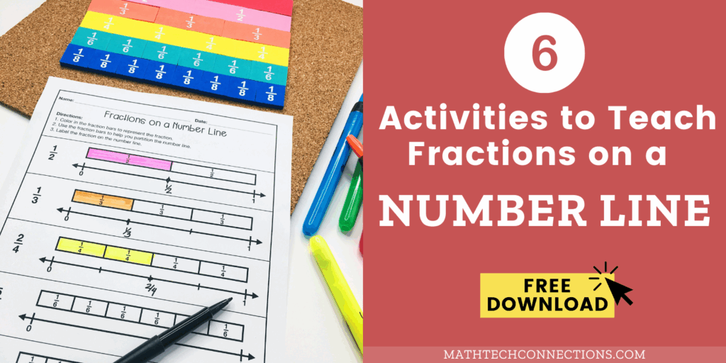 6 Activities To Practice Fractions On A Number Line Math Tech Connections