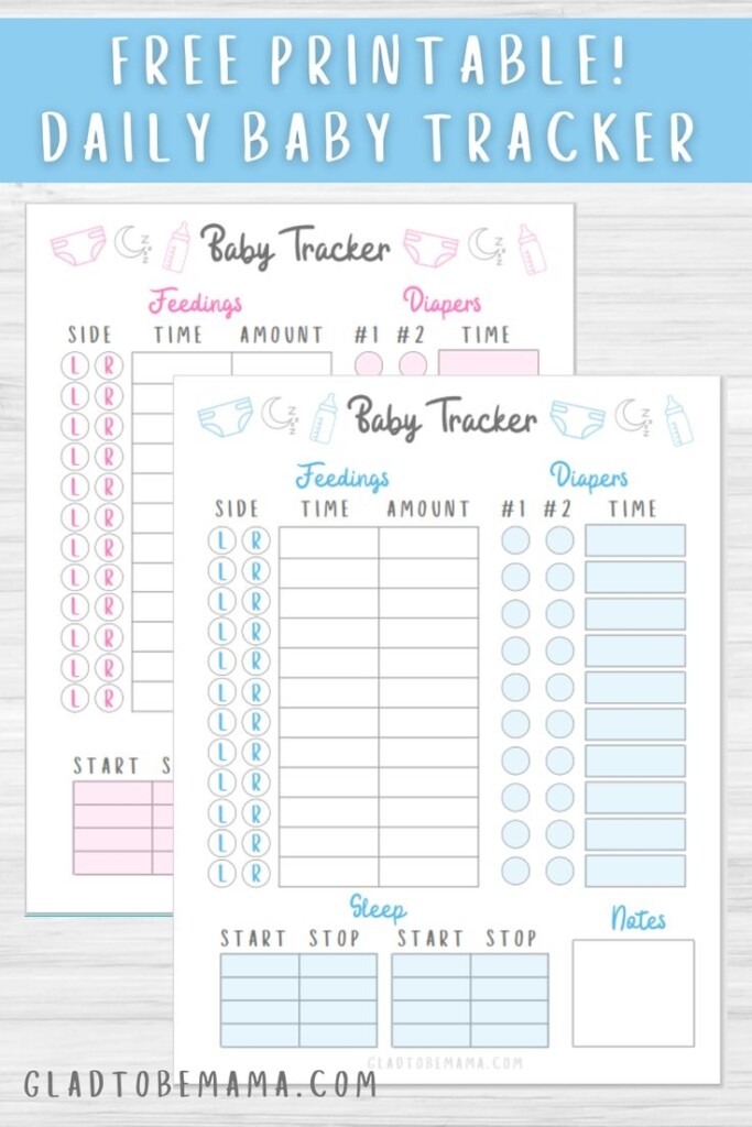 Baby Tracker Free Printable Newborn Essentials