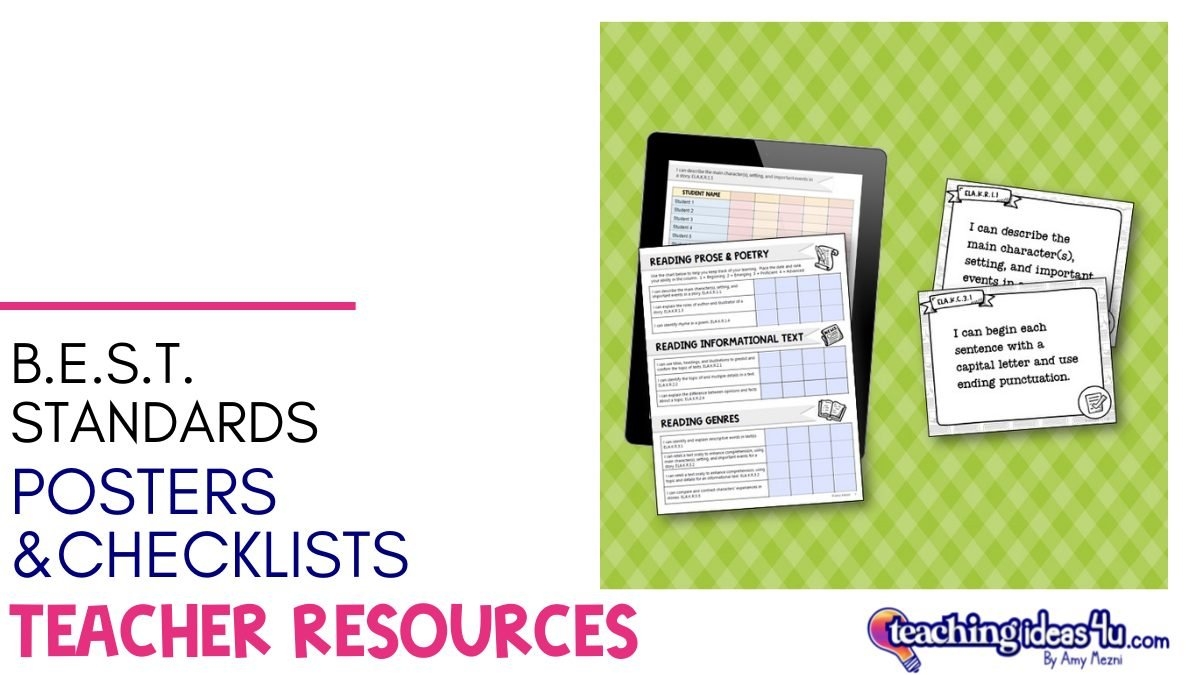BEST Standards Posters Checklists Teacher Resources TeachingIdeas4U