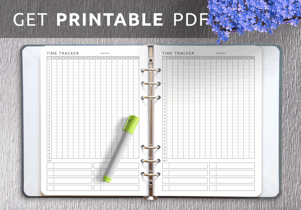 Download Printable Time Tracker Template PDF