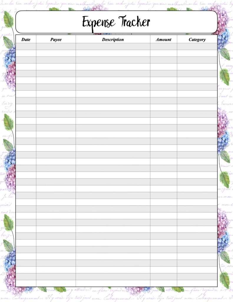 Free Budgeting Printables Expenses Goals Monthly Budget