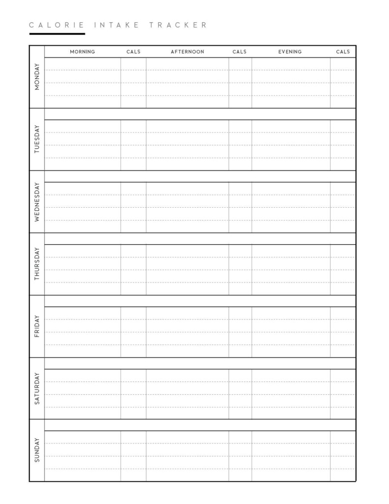 Free Calorie Counter PDF World Of Printables