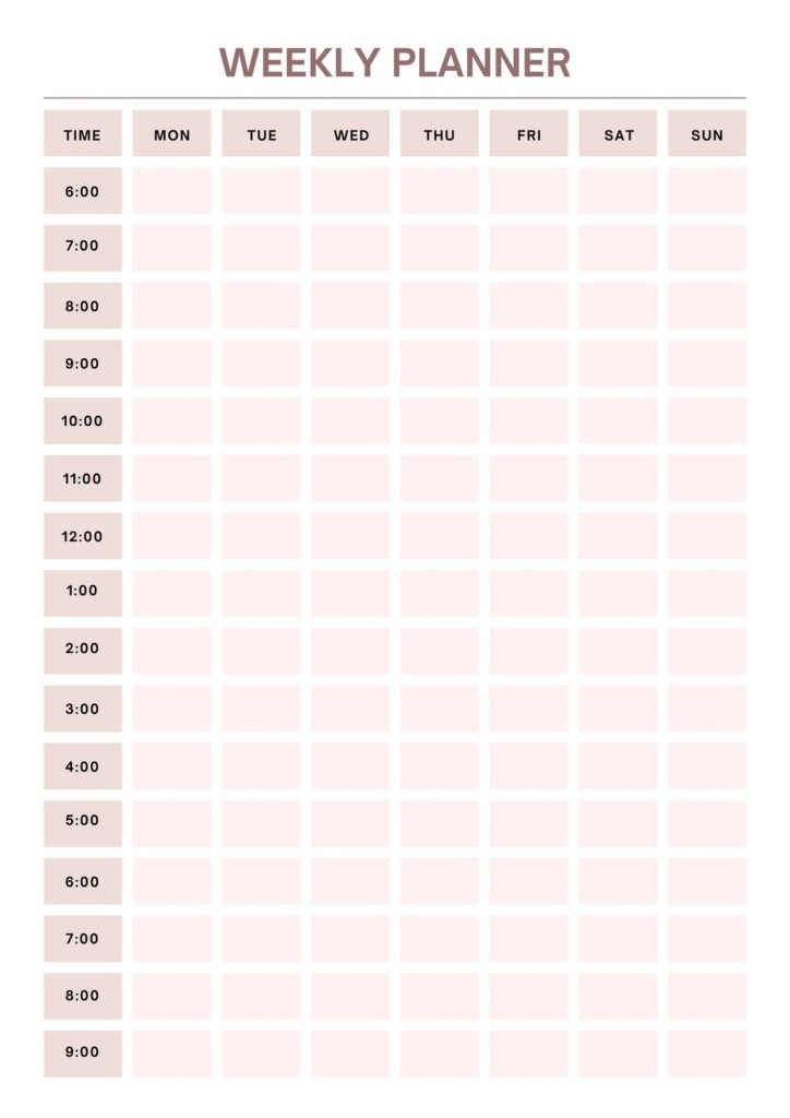 Free Daily Planner Templates To Customize Canva