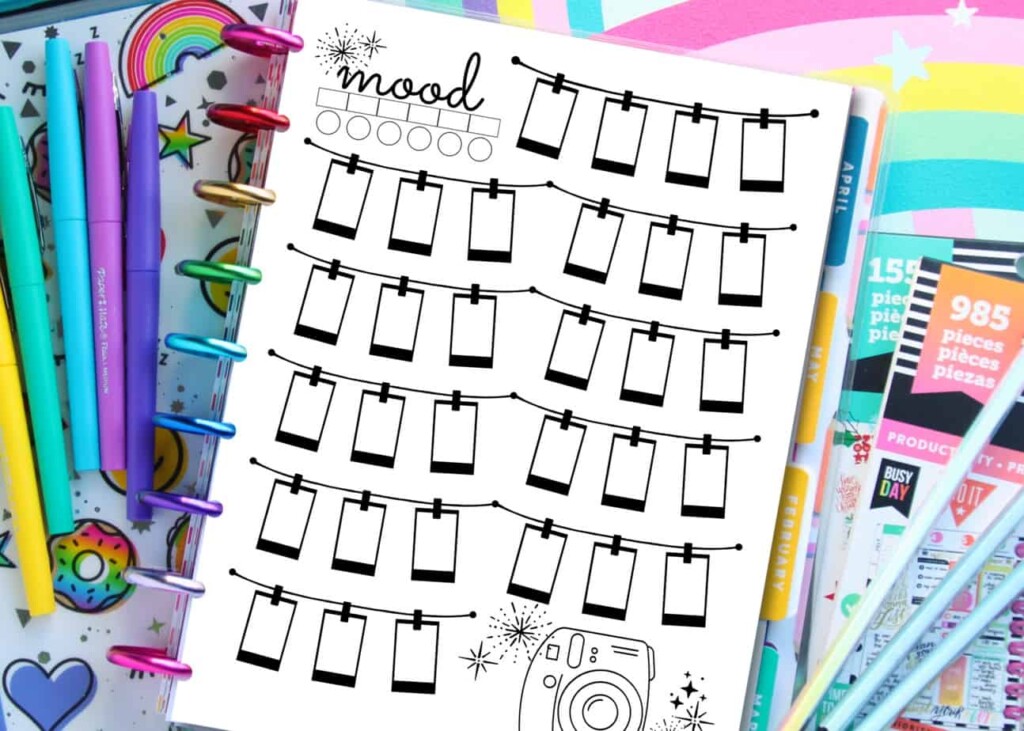 FREE Printable Mood Tracker For Your Planner Or Bullet Journal A Country Girl s Life