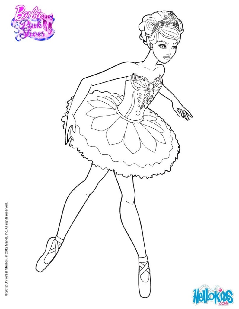 Giselle Main Character Of The Ballet Coloring Pages Hellokids