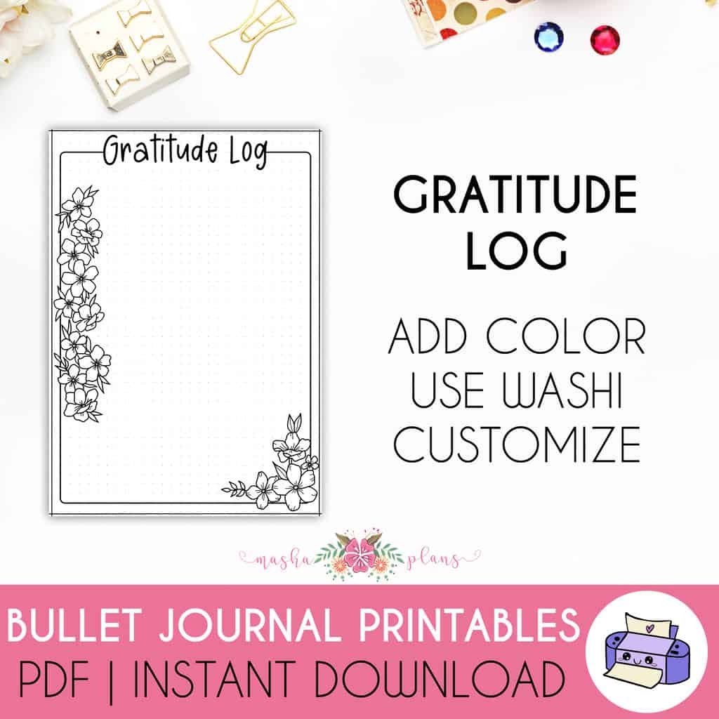 Printable April 2021 Bullet Journal Setup Masha Plans