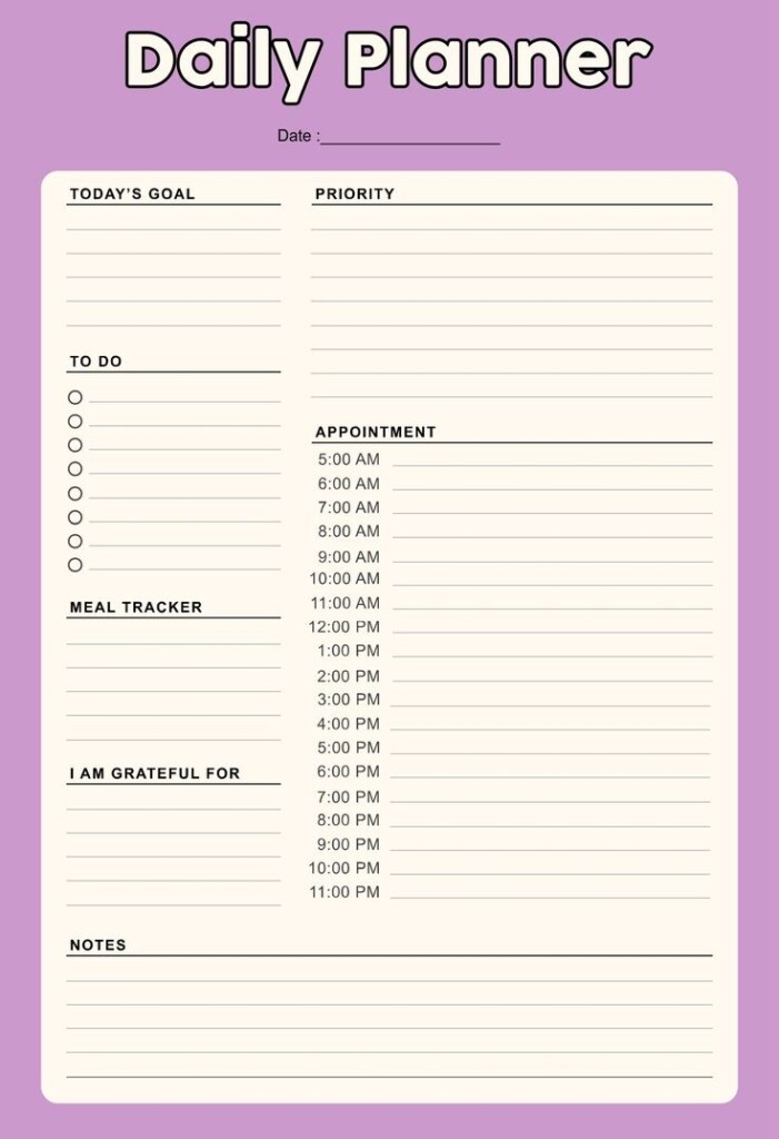 Time Management Calendar 10 Free PDF Printables Printablee
