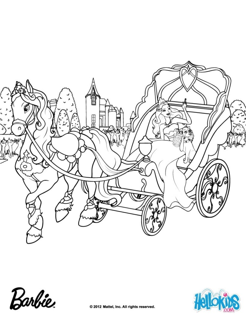 Tori s Horse drawn Carriage Coloring Pages Hellokids